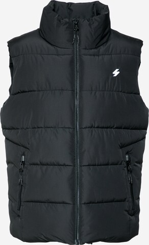 Gilet Superdry en noir : devant