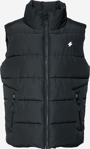 Superdry Bodywarmer in Zwart: voorkant