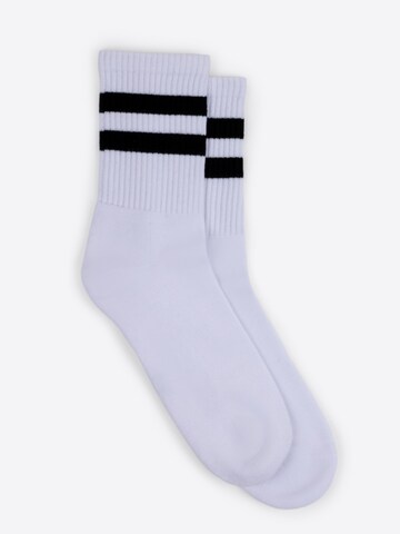 Chaussettes 'Chaussettes rembourrées en coton égyptien' GYRAFF en blanc