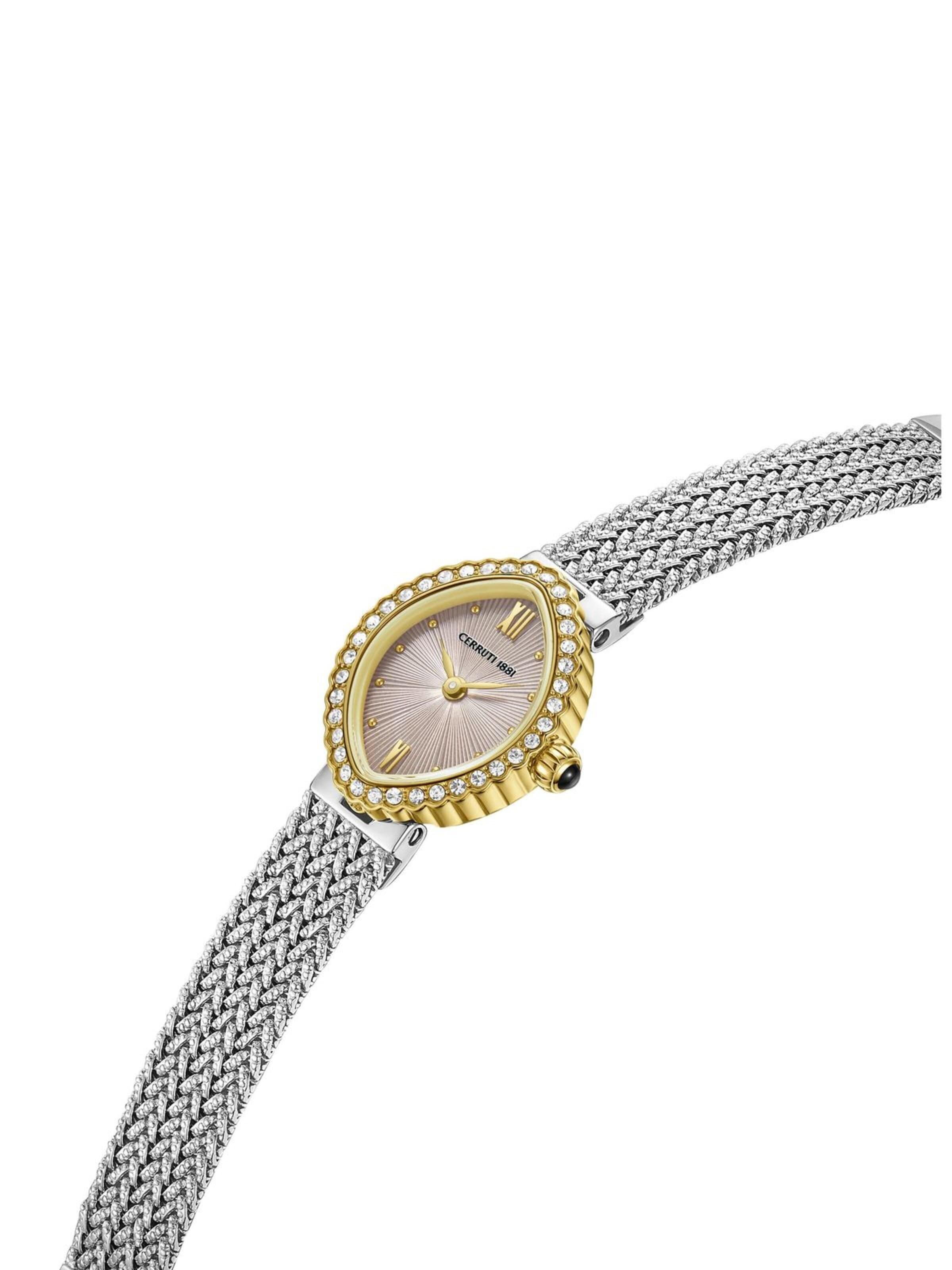 CERRUTI 1881 Analog watch 'Watch Terni' in Silver