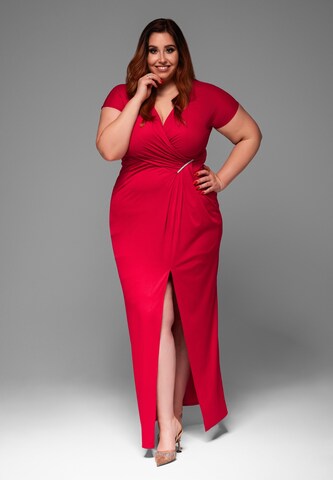 Ombre Avondjurk in Rood