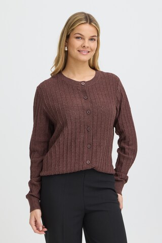 Cardigan 'FRVanessa' Fransa en marron : devant