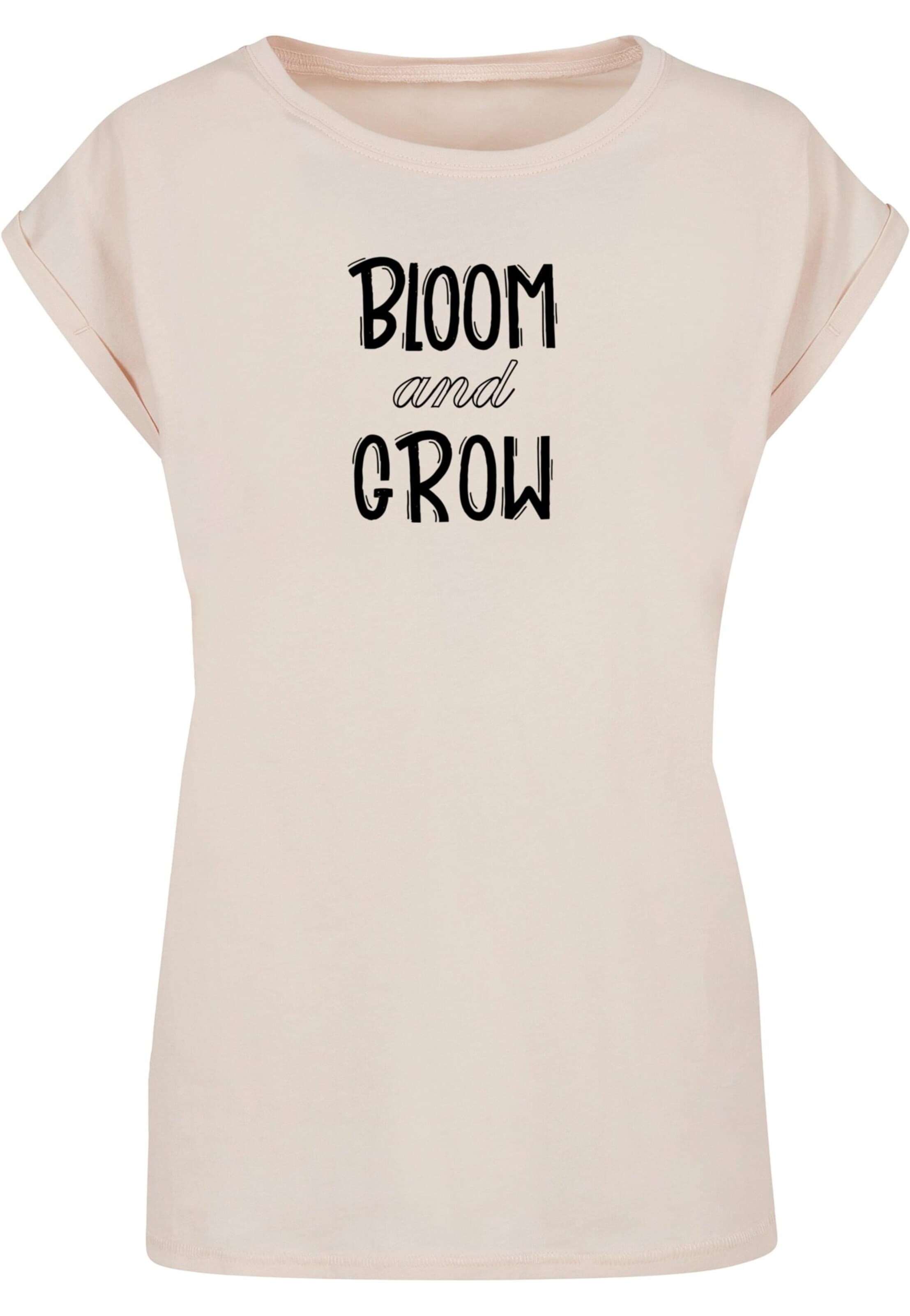Merchcode Shirt 'Spring - Bloom And Grow' in White: front