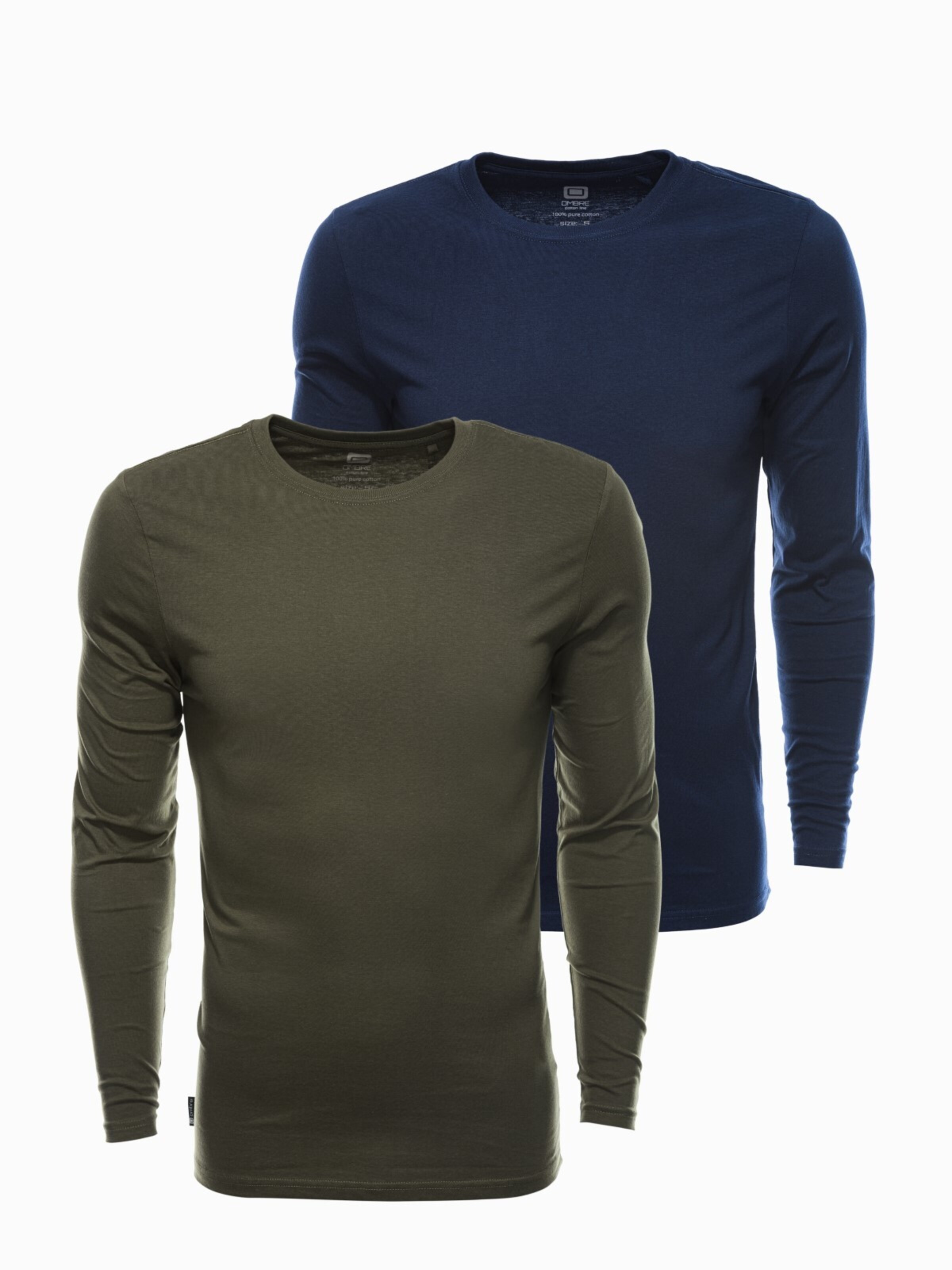 Ombre Shirt in Blau: Vorderseite