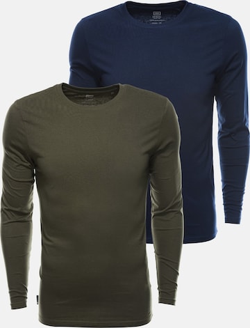 T-Shirt Ombre en bleu : devant