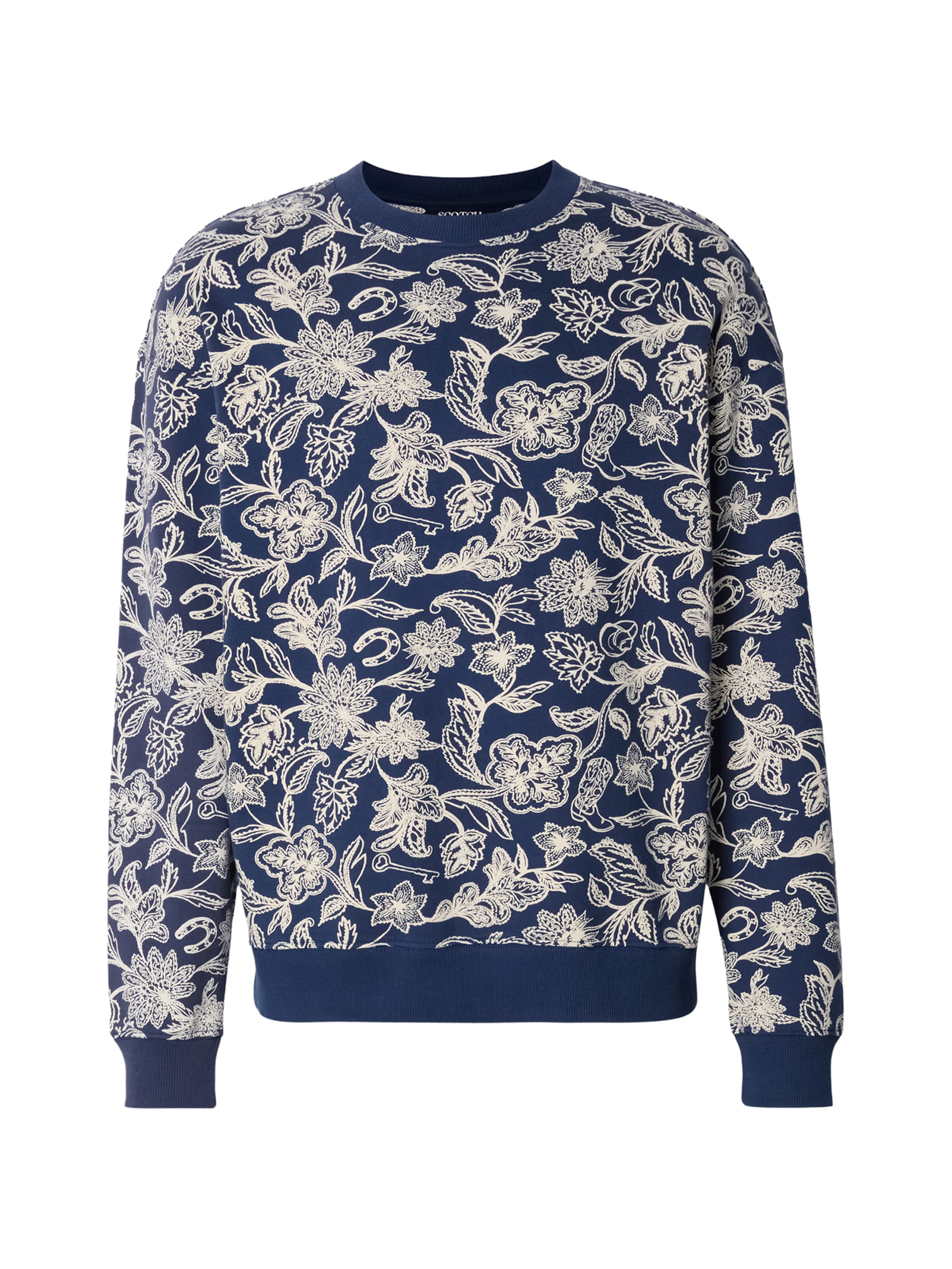 SCOTCH & SODA Tréning póló - kék: elől