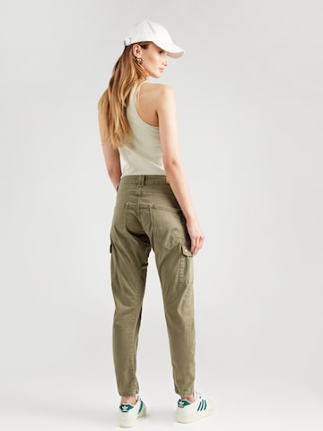 Le Temps Des Cerises Tapered Cargo Pants 'RIVERA' in Green