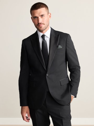 Next Slim fit Business blazer in Black: front