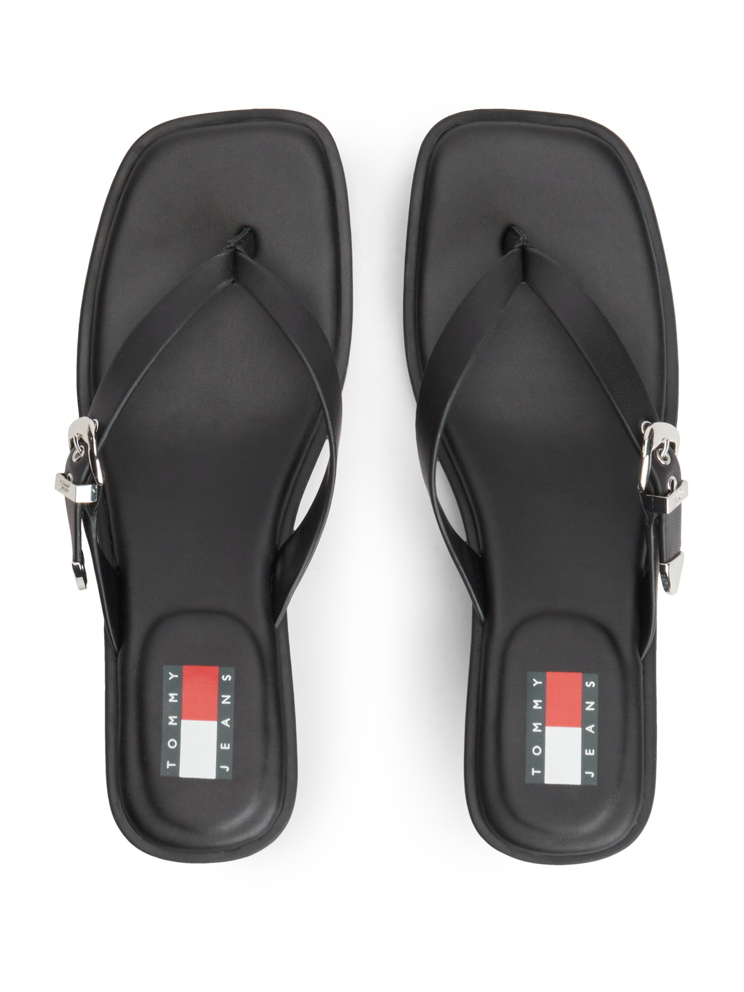 Tommy Jeans - Chinelos de dedo em preto