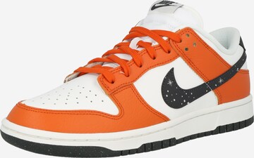 Baskets basses 'DUNK LOW' Nike Sportswear en orange : devant