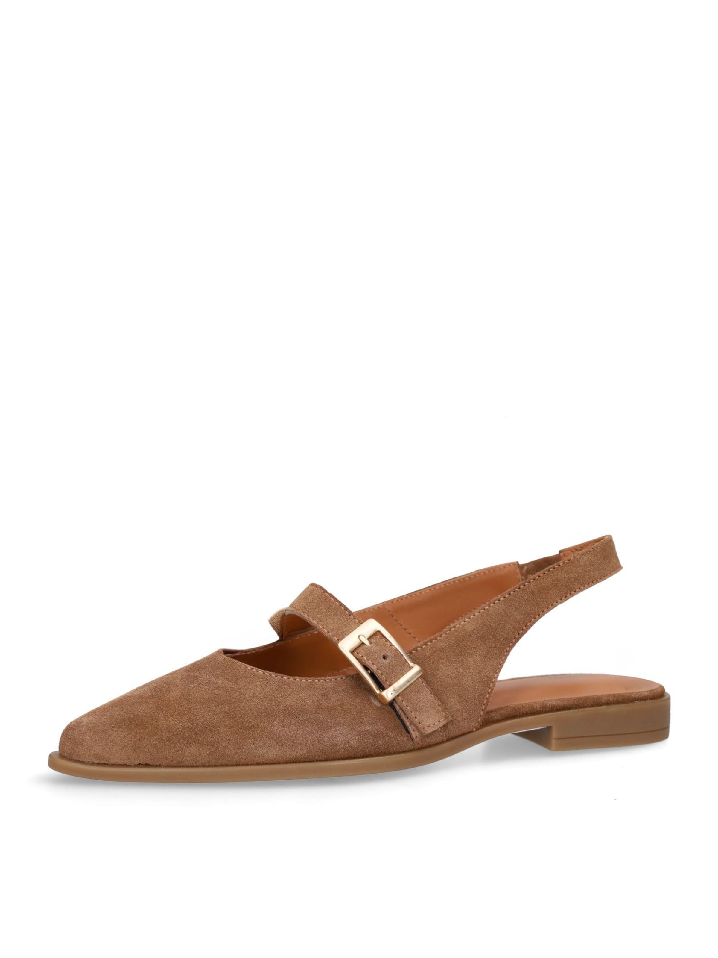 no stress Slingpumps in Bruin: voorkant