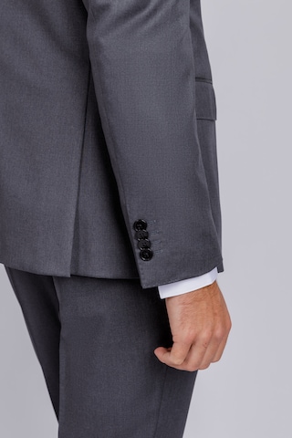 BOSS Black Slim fit Business Blazer 'Huge' in Grey