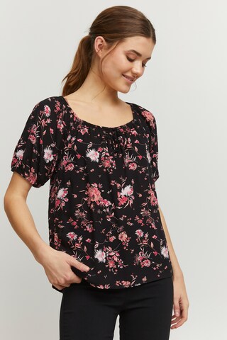 b.young Blouse 'JOELLA SS' in Zwart: voorkant