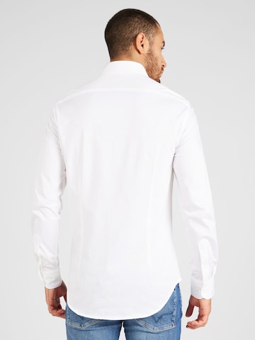 Coupe slim Chemise Tommy Hilfiger Tailored en blanc