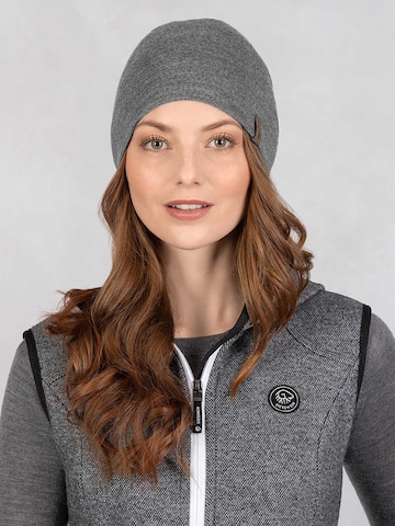 GIESSWEIN Mütze 'Gehrenspitze' in Grau: Vorderseite