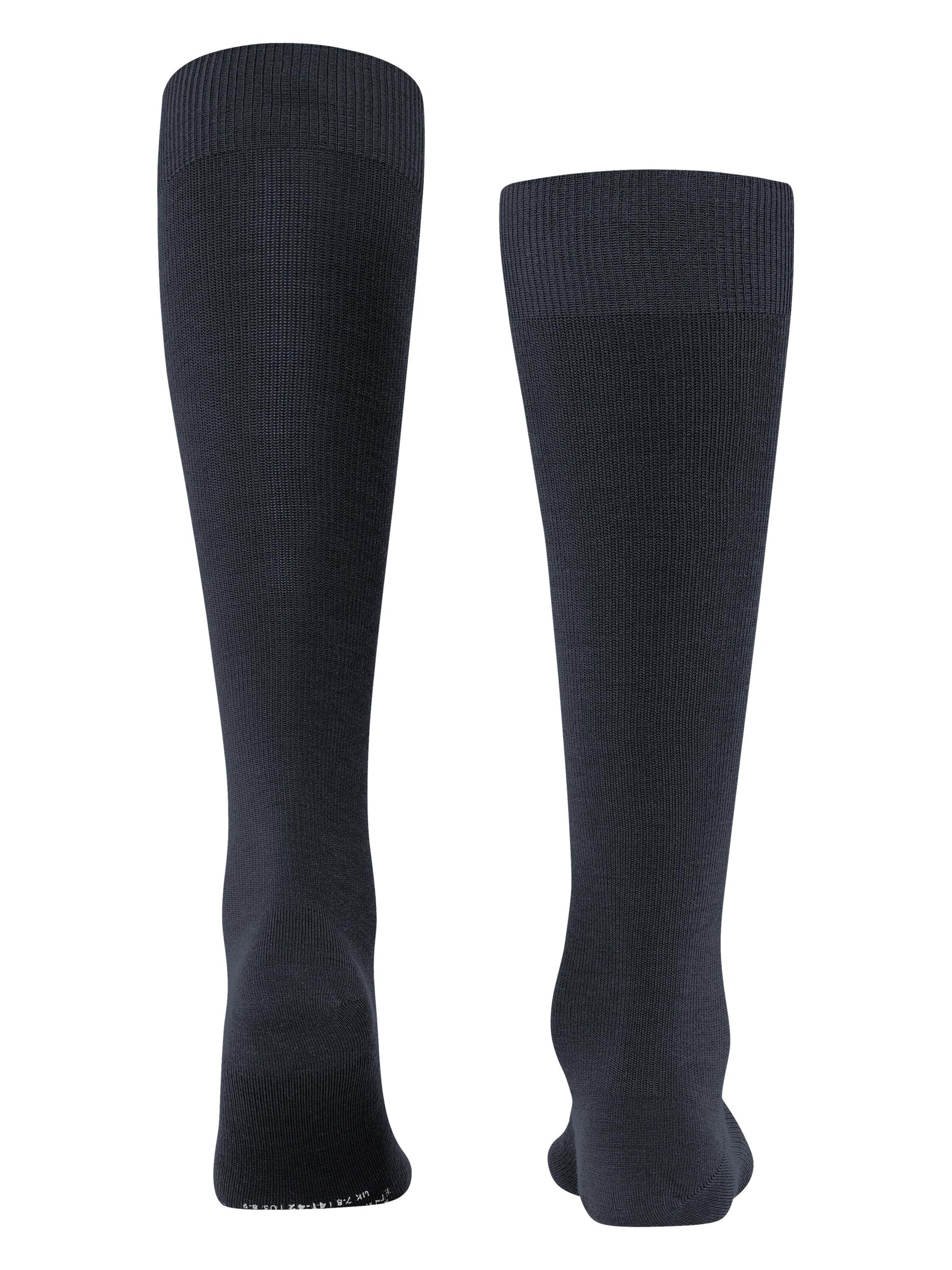 FALKE Knee High Socks 'Energizing Wool' in Blue
