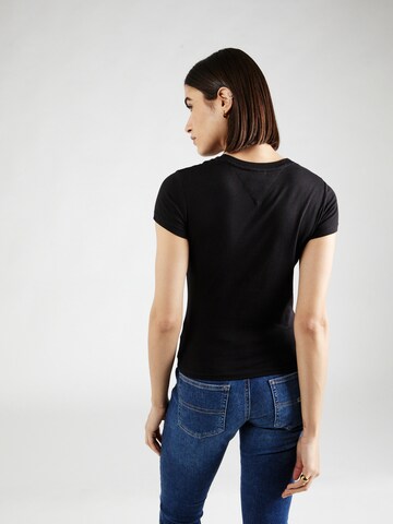 Tommy Jeans - Camisa 'ESSENTIAL' em preto