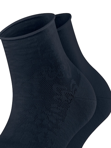 ESPRIT Socks 'Lacy Flowers 2-Pack' in Blue