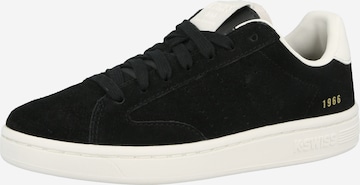 K-SWISS - Sapatilhas baixas 'LOZAN KLUB' em preto: frente