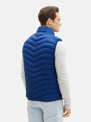 Gilet TOM TAILOR en bleu