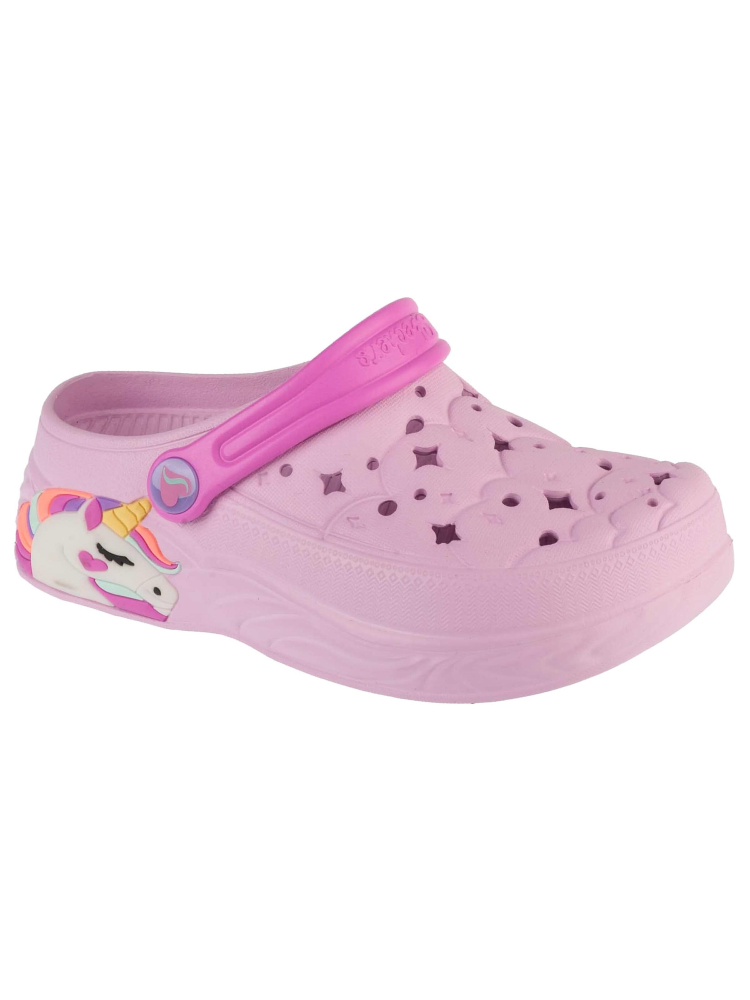 SKECHERS Sandalen 'Unicorn Dreamer' in Roze: voorkant
