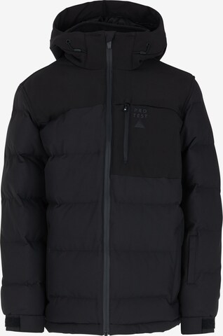 PROTEST Sports jacket 'PRTDEVUN JR' in Black: front
