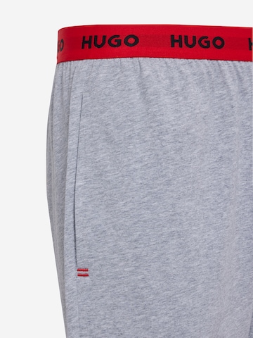 HUGO Red Pyjamasbyxa 'Linked' i grå