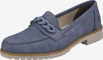 Chaussure basse Rieker en bleu : devant