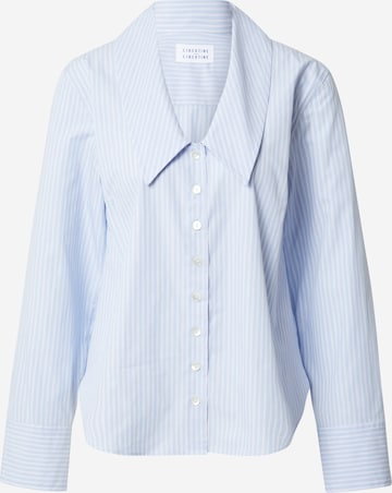 Libertine-Libertine Blouse 'Mirror' in Blue: front