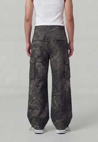 Vertere Berlin Wide leg Cargobroek 'Tetra' in Zwart