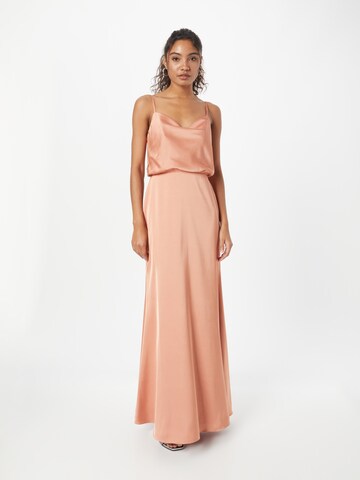 Laona Evening Dress in Orange: front