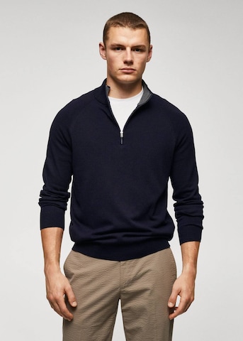 MANGO MAN Sweater 'Tenp' in Blue: front