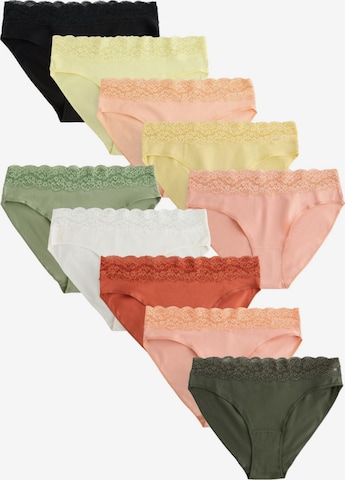 Next Alushousut värissä keltainen: etupuoli