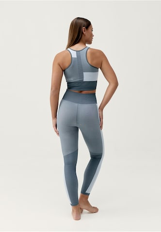 Born Living Yoga Skinny Sporthose 'Athena' in Blau