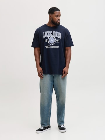 Jack & Jones Plus Shirt 'JJMAKO' in Blue