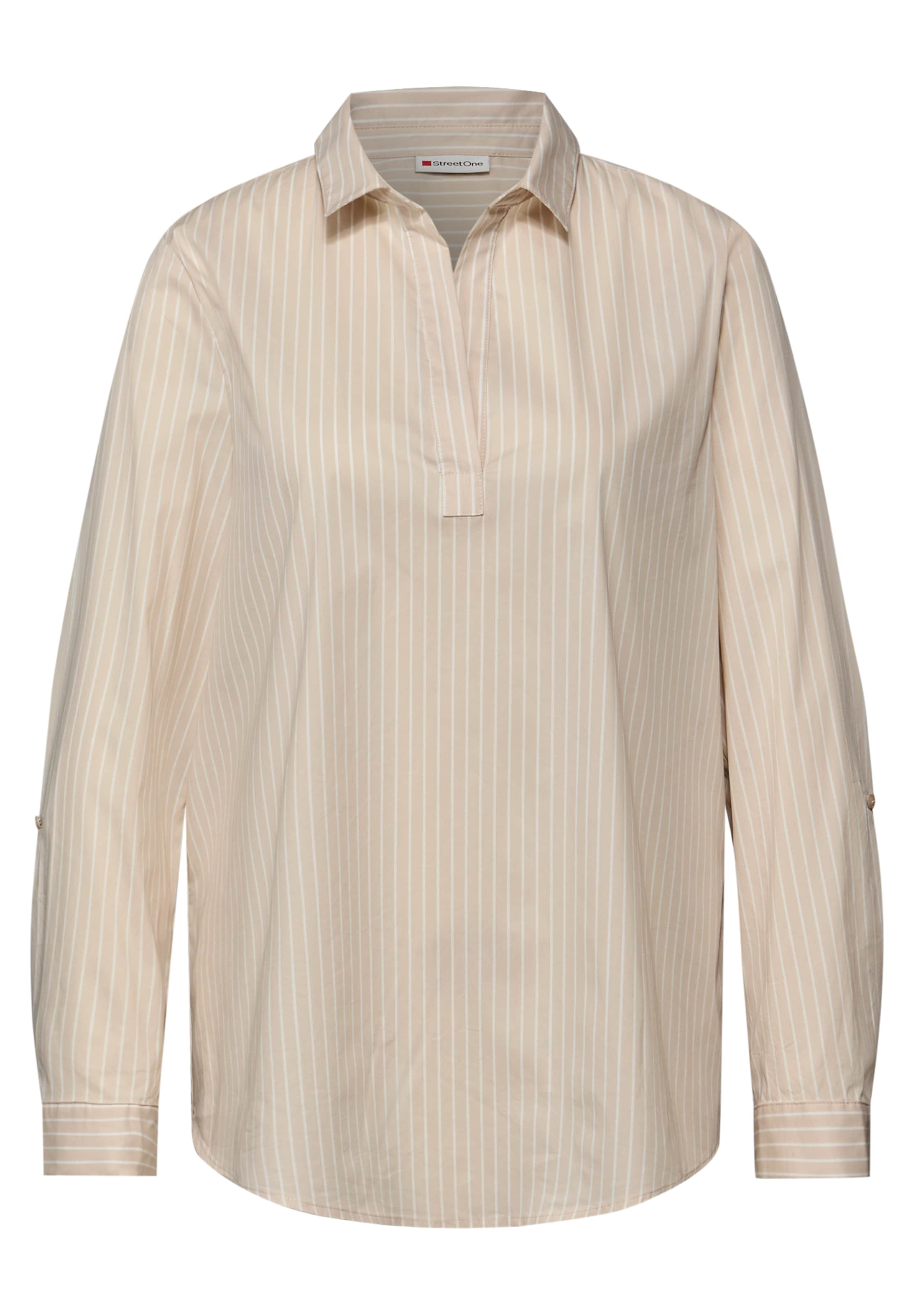 STREET ONE Bluse in Beige: Vorderseite