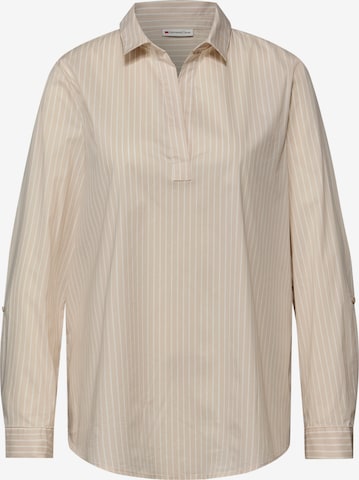 STREET ONE Blouse in Beige: front