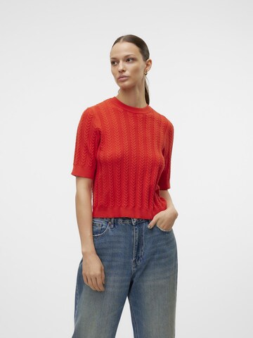 VERO MODA Свитер 'Jenny' в Красный: спереди