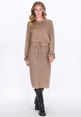 DreiMaster Vintage - Pullover 'Vintage' em castanho