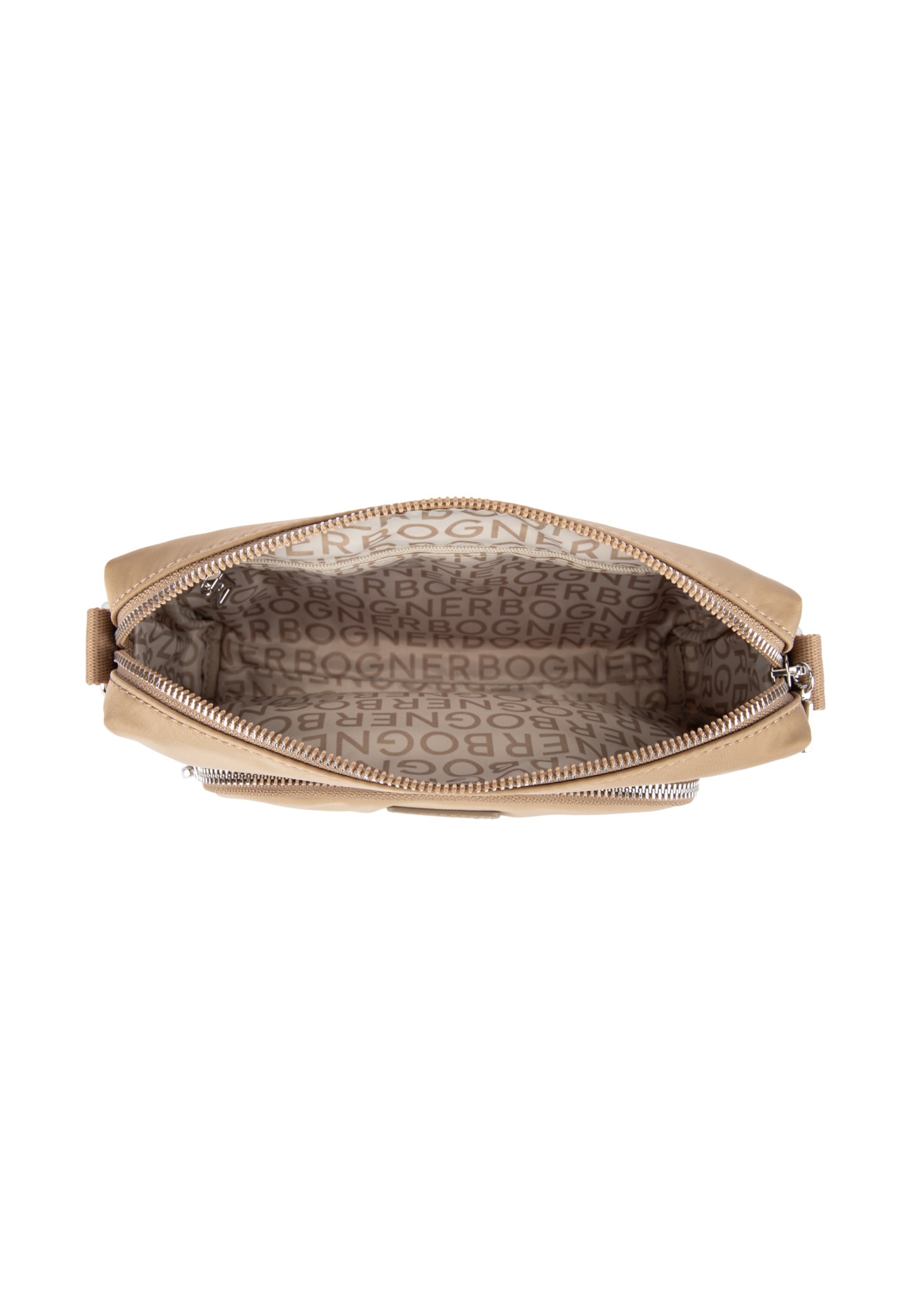 BOGNER Schoudertas 'Fully 1.0 Pukie' in Beige