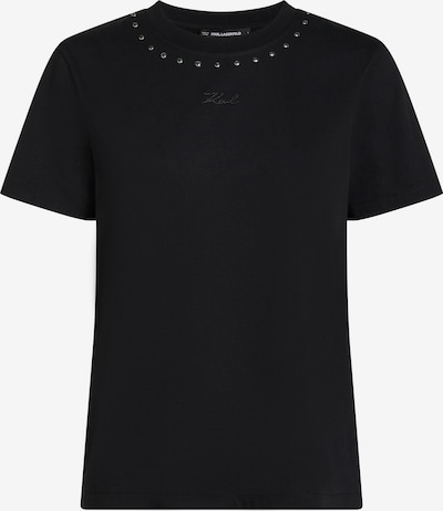 Marškinėliai iš Karl Lagerfeld, spalva – juoda, Prekių apžvalga