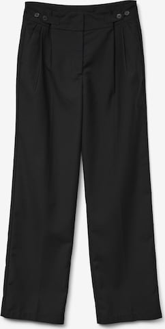 VERO MODA regular Bukser med lægfolder 'VMNikki' i sort: forside