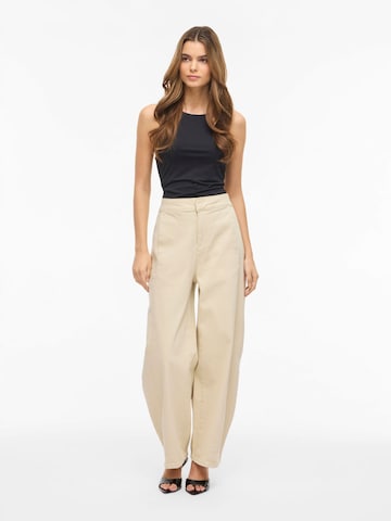 VILA Barrel Jeans 'VIChia' in Beige