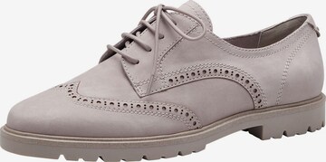 Chaussure à lacets TAMARIS en gris : devant