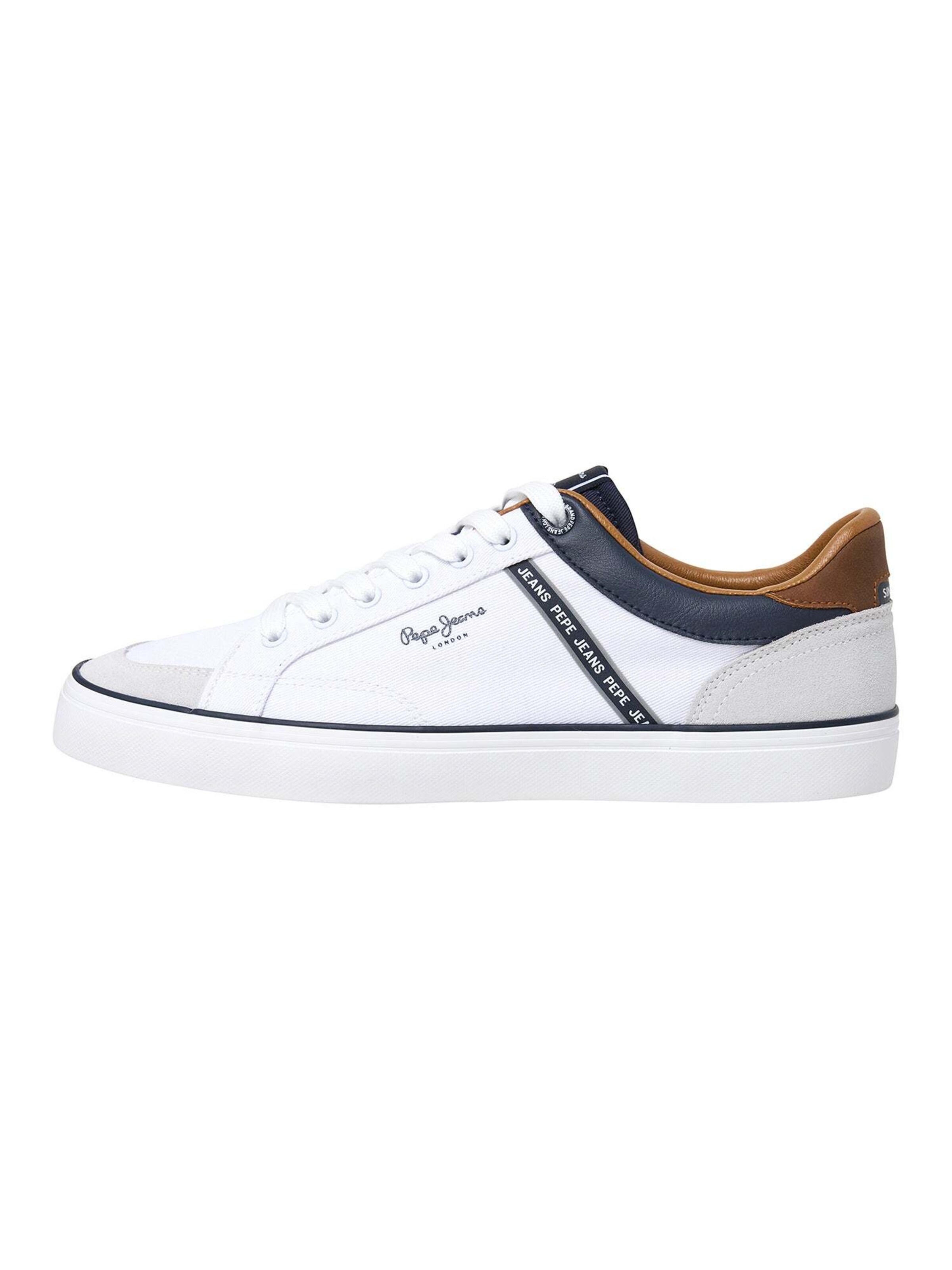 Pepe Jeans Sneaker 'Kenton Stage' in Weiß: Vorderseite