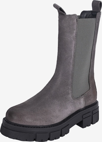 Apple of Eden Chelsea Boots 'Cher' in Grau: predná strana