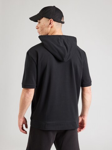 melns HUGO Sportisks džemperis 'DEVON': no aizmugures