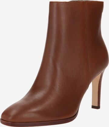 Bottines 'DYLANN' Lauren Ralph Lauren en marron : devant