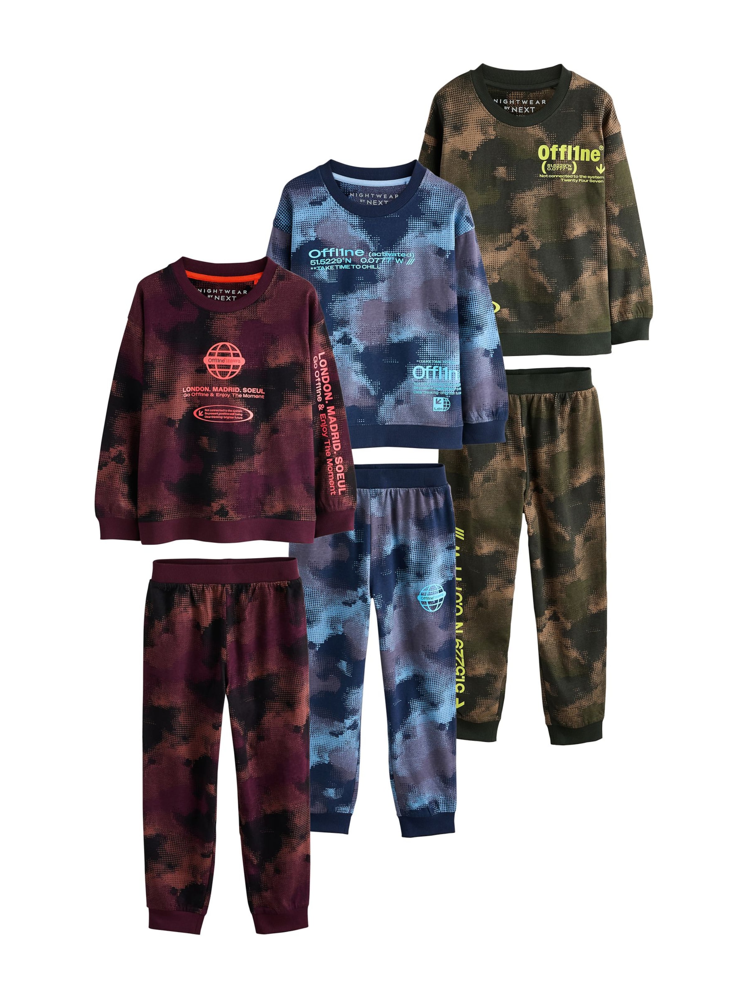 Pyjama Next en multicouleur : devant
