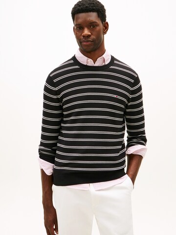 juoda TOMMY HILFIGER Megztinis 'SEASONAL': priekis